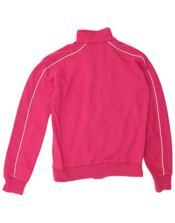 Kappa Damen-Trainingsanzug, Top-Jacke, UK 14, groß, rosa, Baumwolle, Sport