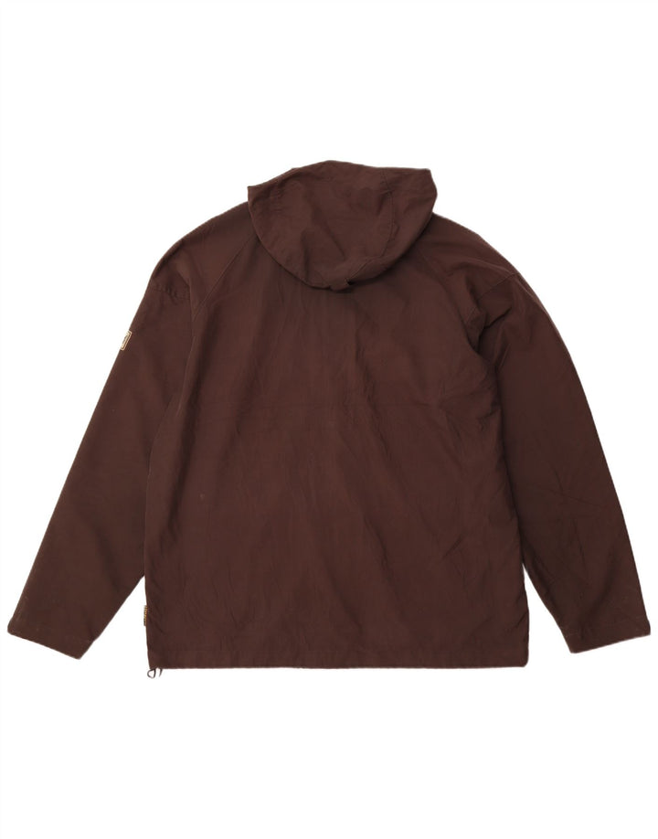 JACK WOLFSKIN Herren-Regenjacke mit Kapuze, UK 44/46 XL, braun, Polyester