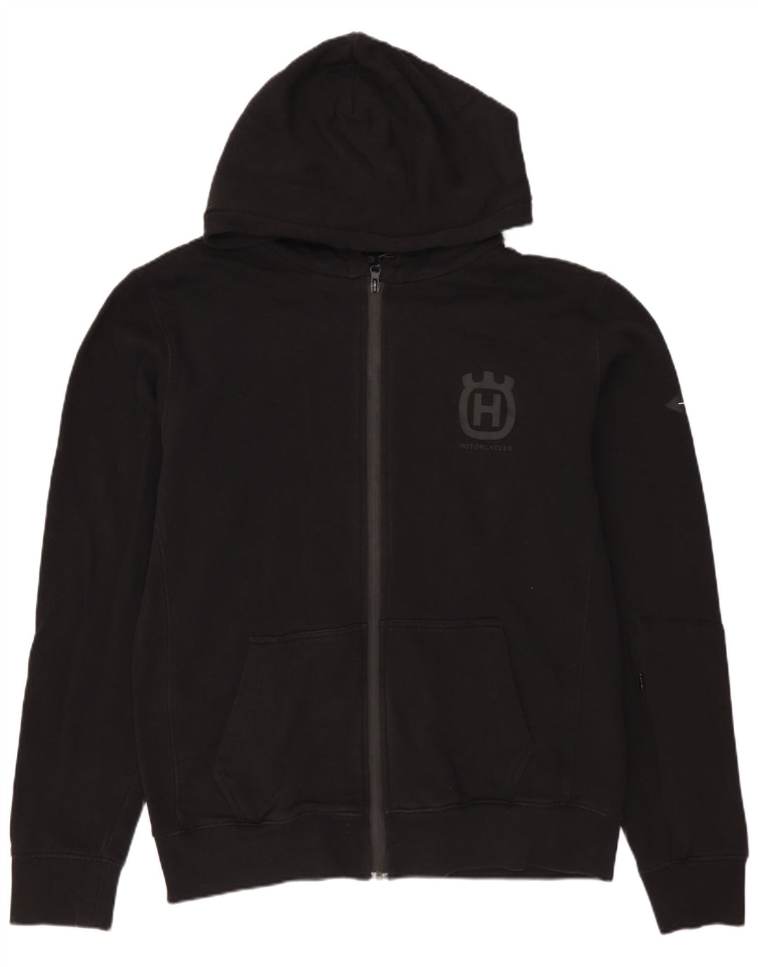 REPLAY Herren Husqvarna Graphic Zip Hoodie Pullover Mittelschwarze Baumwolle