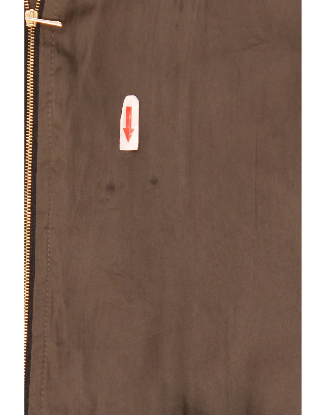 Übergroße Bomberjacke für Damen von Zara, UK 10, Small, Khaki, Colourblock-Polyester
