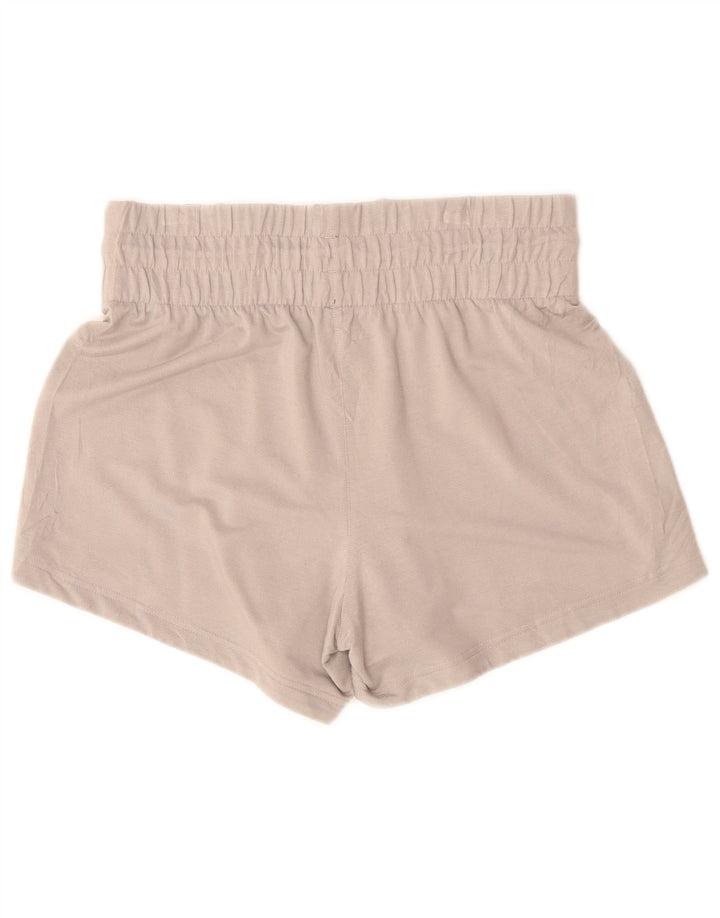 Adidas Damen Sportshorts UK 14 Mittelgraues Polyester