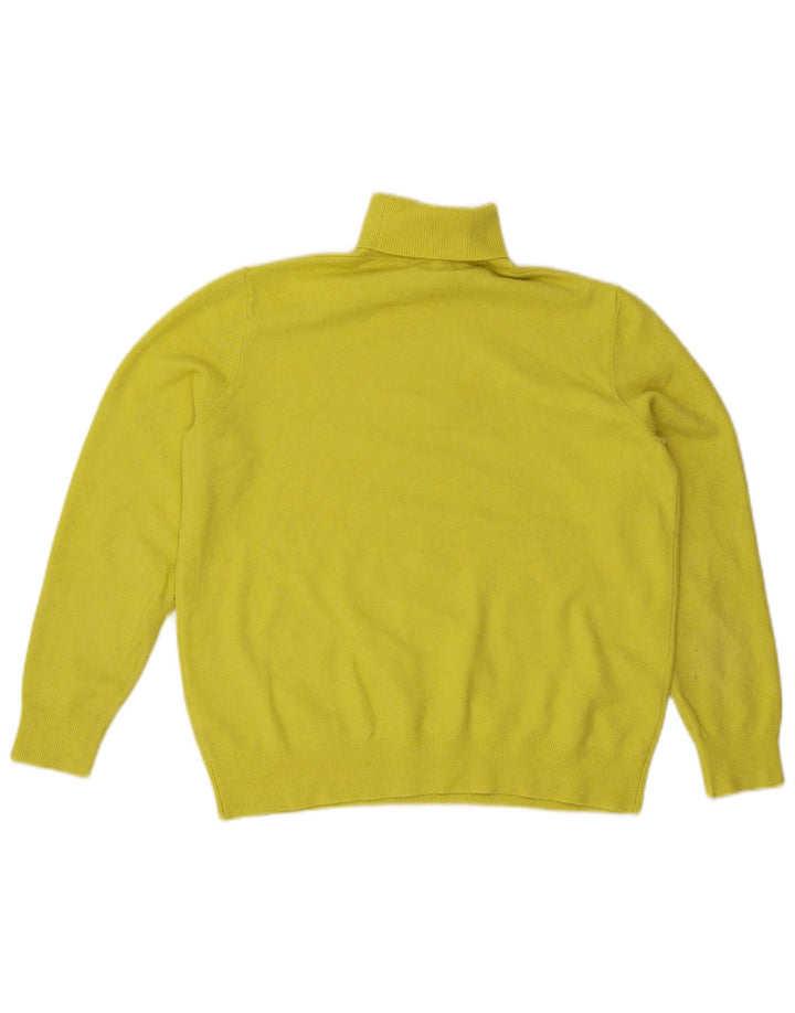 Marks & Spencer Damen-Pullover mit Rollkragen, Gr. 14, Mittelgelb