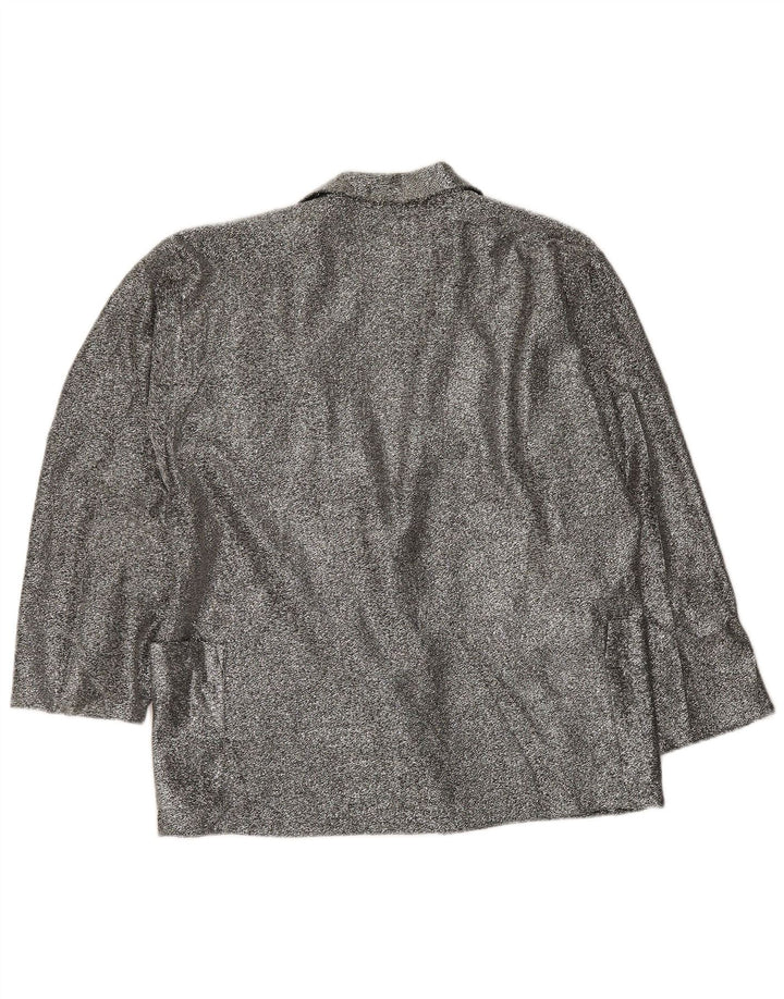 Yessica Damen-Blazerjacke mit 1 Knopf, EU 44, XL, Grau, Polyester