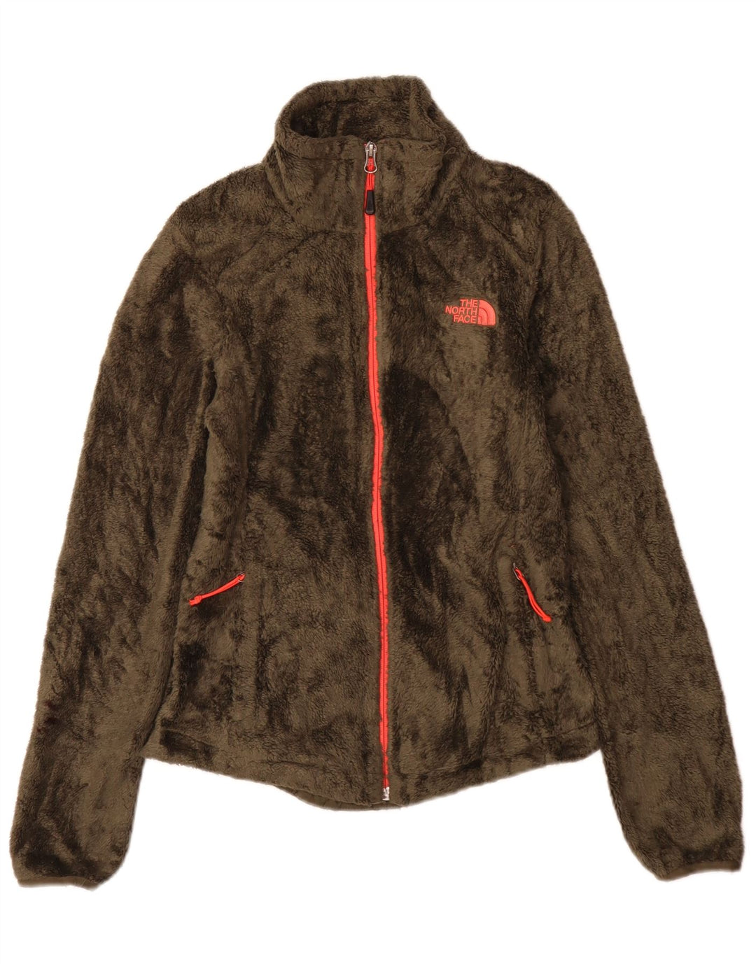 The North Face Damen Fleecejacke UK 6 XS Khaki Polyester