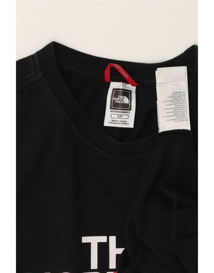 THE NORTH FACE Herren-T-Shirt mit Grafik, Größe S, Schwarz, Baumwolle