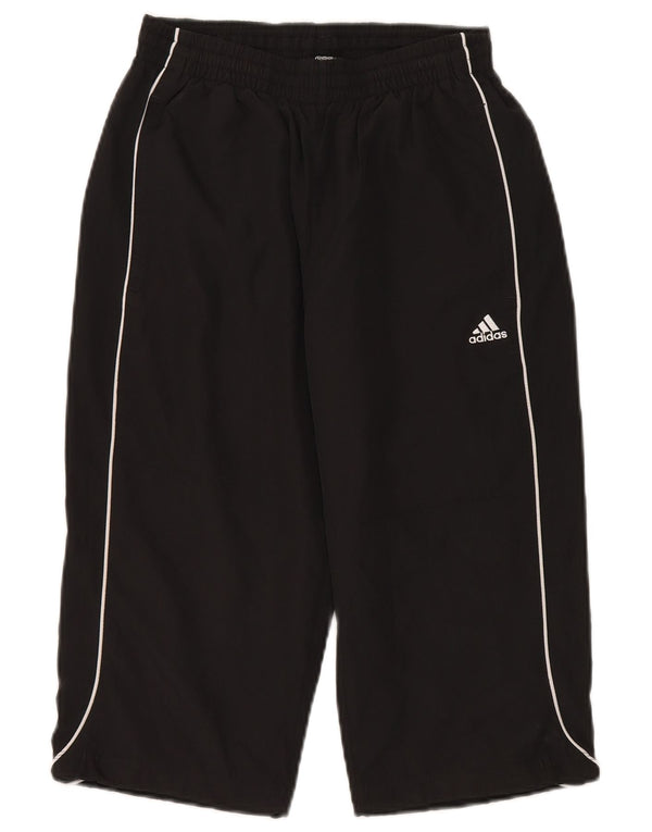 Adidas Jungen Climalite Bermuda Sportshorts 15–16 Jahre, schwarzes Polyester