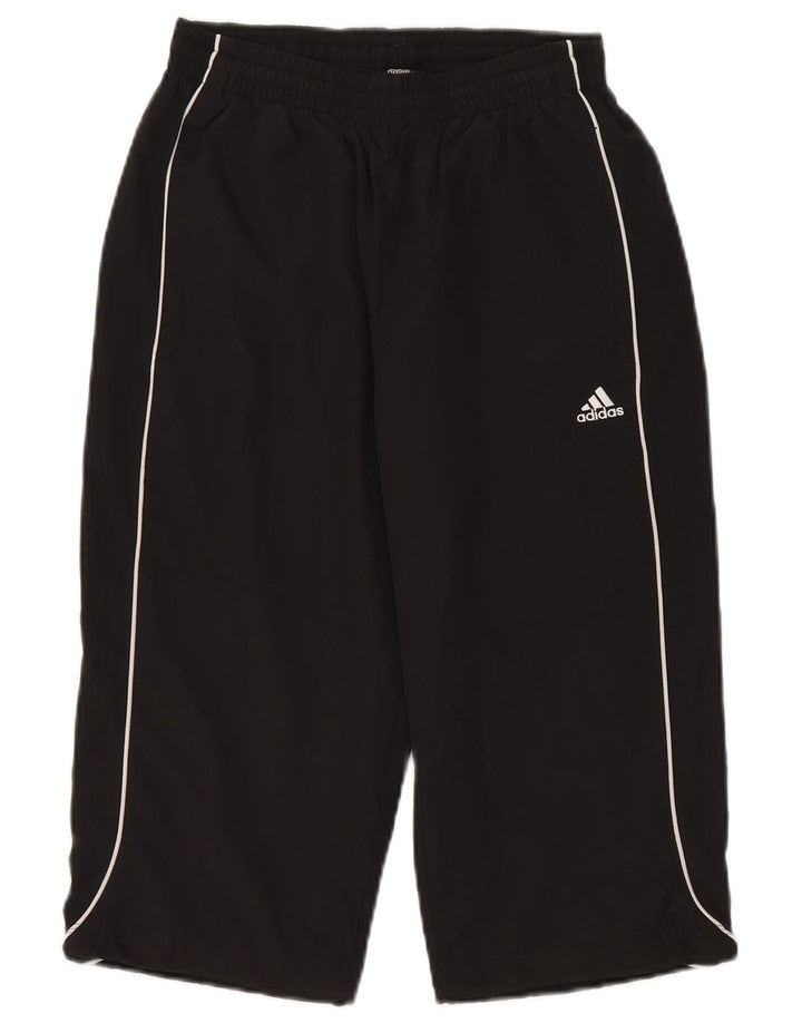 Adidas Jungen Climalite Bermuda Sportshorts 15–16 Jahre, schwarzes Polyester