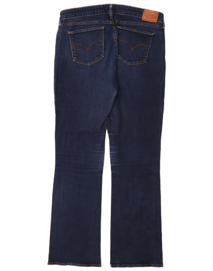 Levi's Damen 715 Bootcut Jeans W33 L32 Marineblau Baumwolle