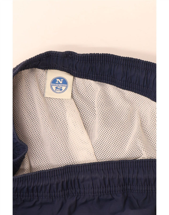 North Sails Herren-Badeshorts aus mittlerer marineblauer Baumwolle