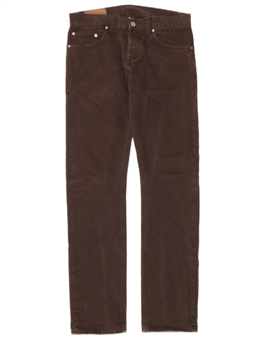Dondup Herren Slim Jeans W31 L34 Braune Baumwolle