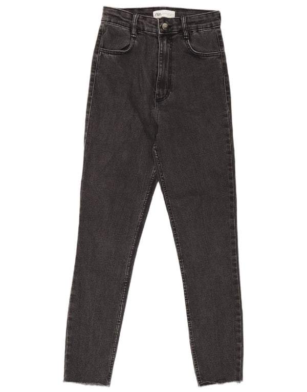 Zara Damen Skinny Jeans EU 34 2XS W24 L24 Grau