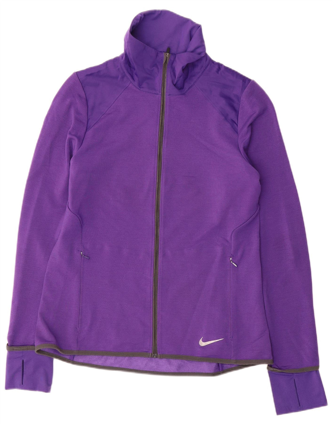 Nike Herren-Trainingsanzug-Topjacke aus mittelviolettem Polyester