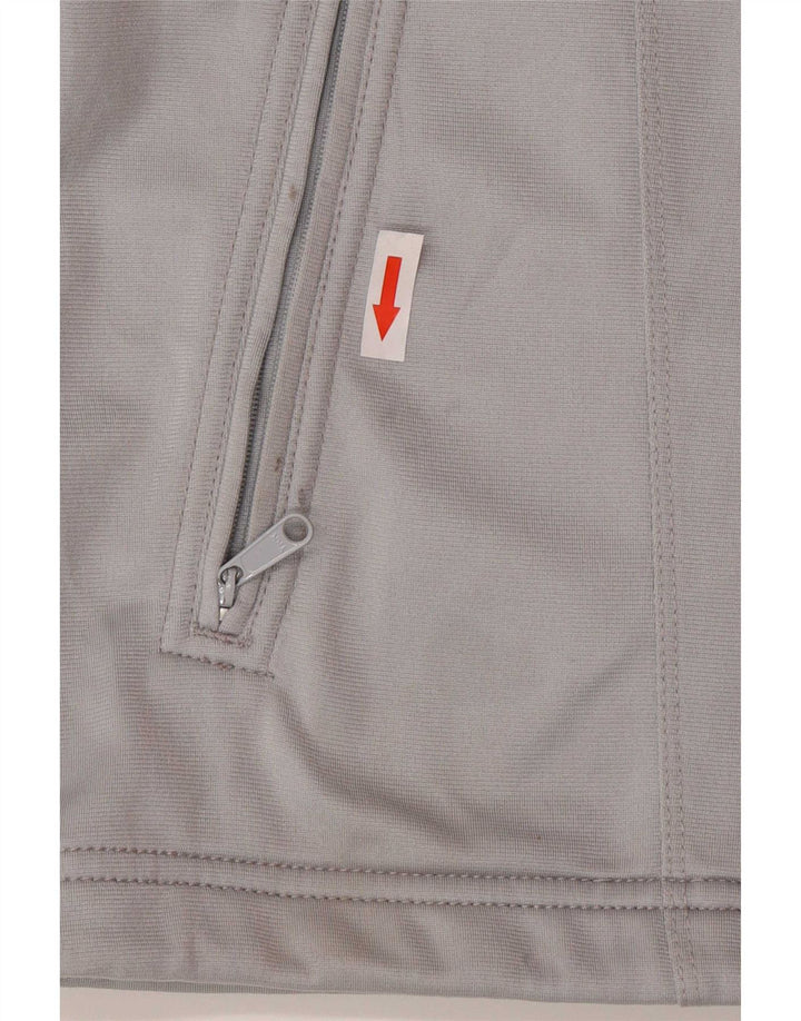 Lotto Damen-Trainingsanzug-Oberteil, übergroß, Jacke, UK 16, Größe L, Grau, Farbblock