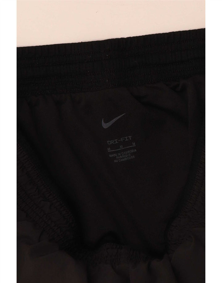 Nike Damen Dri Fit Sport Shorts UK 12 Medium Schwarz Polyester