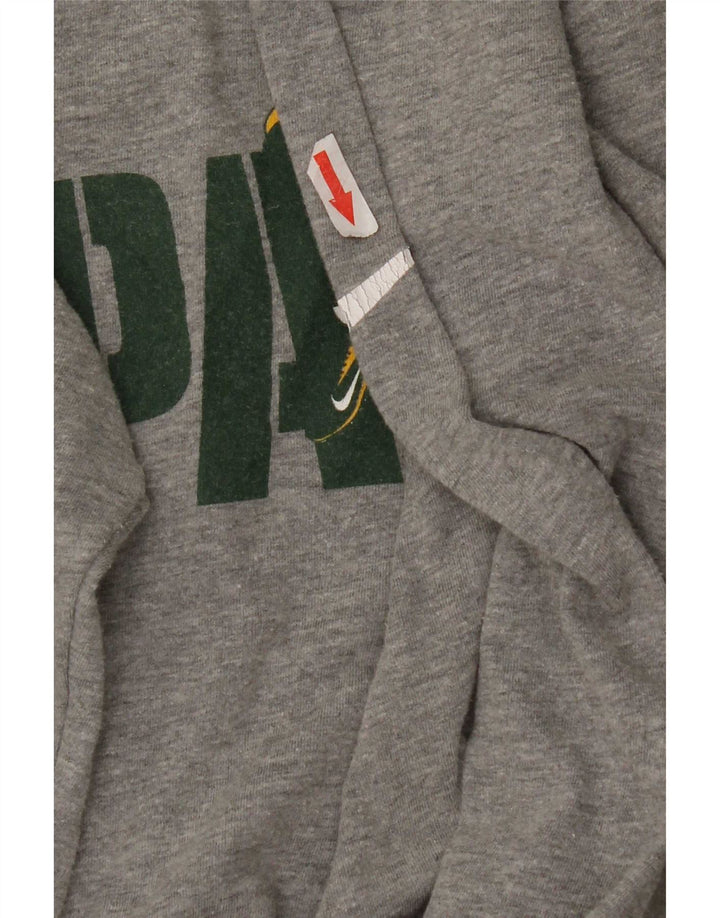 Nike Herren Packers Graphic Top Langarm Small Grau Baumwolle