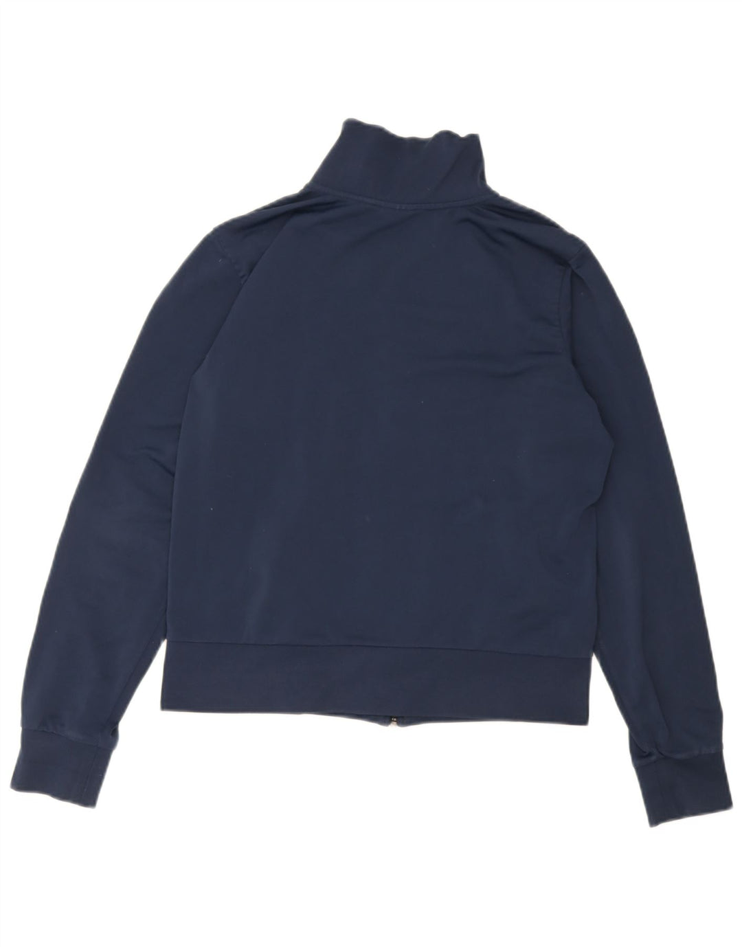 Nike Damen-Trainingsanzug-Top-Jacke UK 14/16 Large Marineblau Polyester