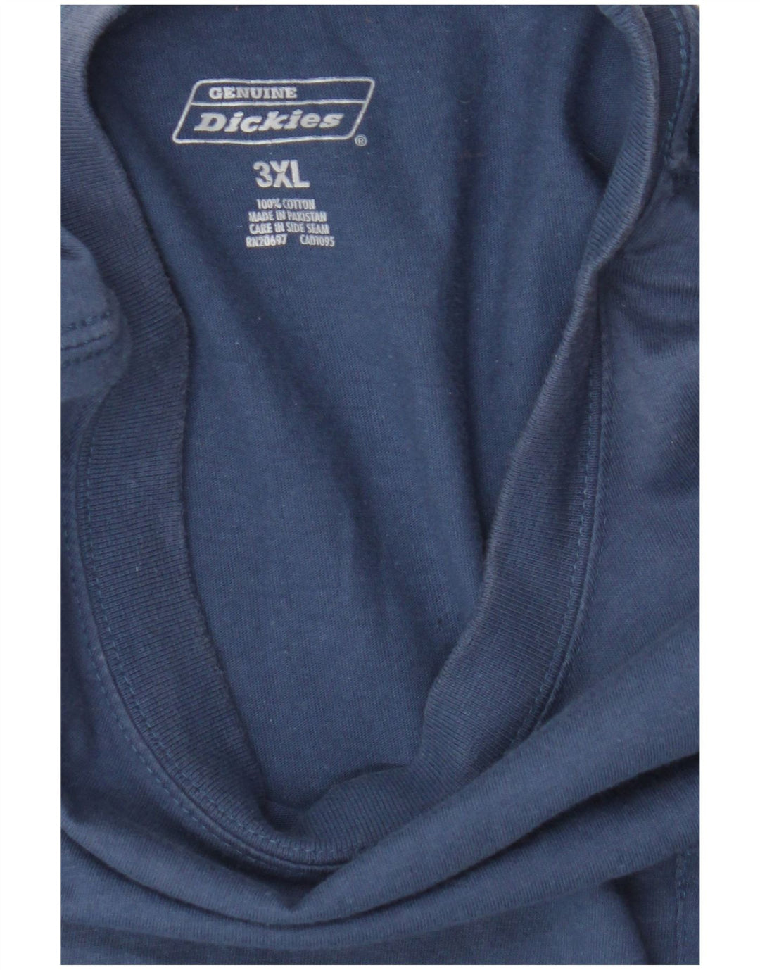 Dickies Herren T-Shirt Top 3XL Blau Baumwolle