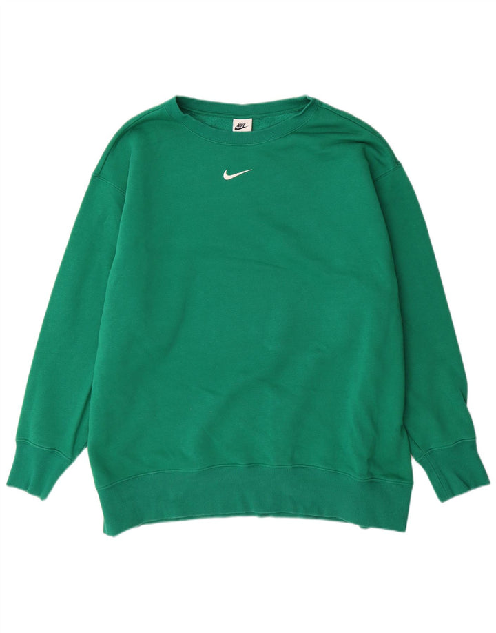 NIKE Herren Kapuzenpullover XL, grüne Baumwolle