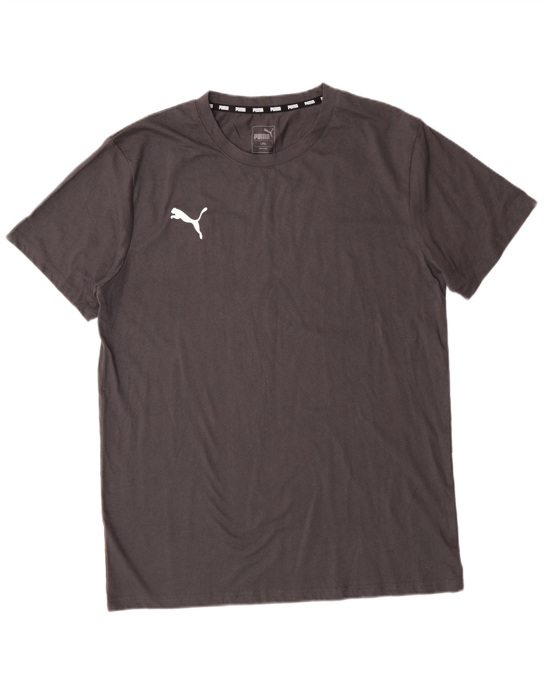 PUMA Herren T-Shirt Top Large Grau Baumwolle