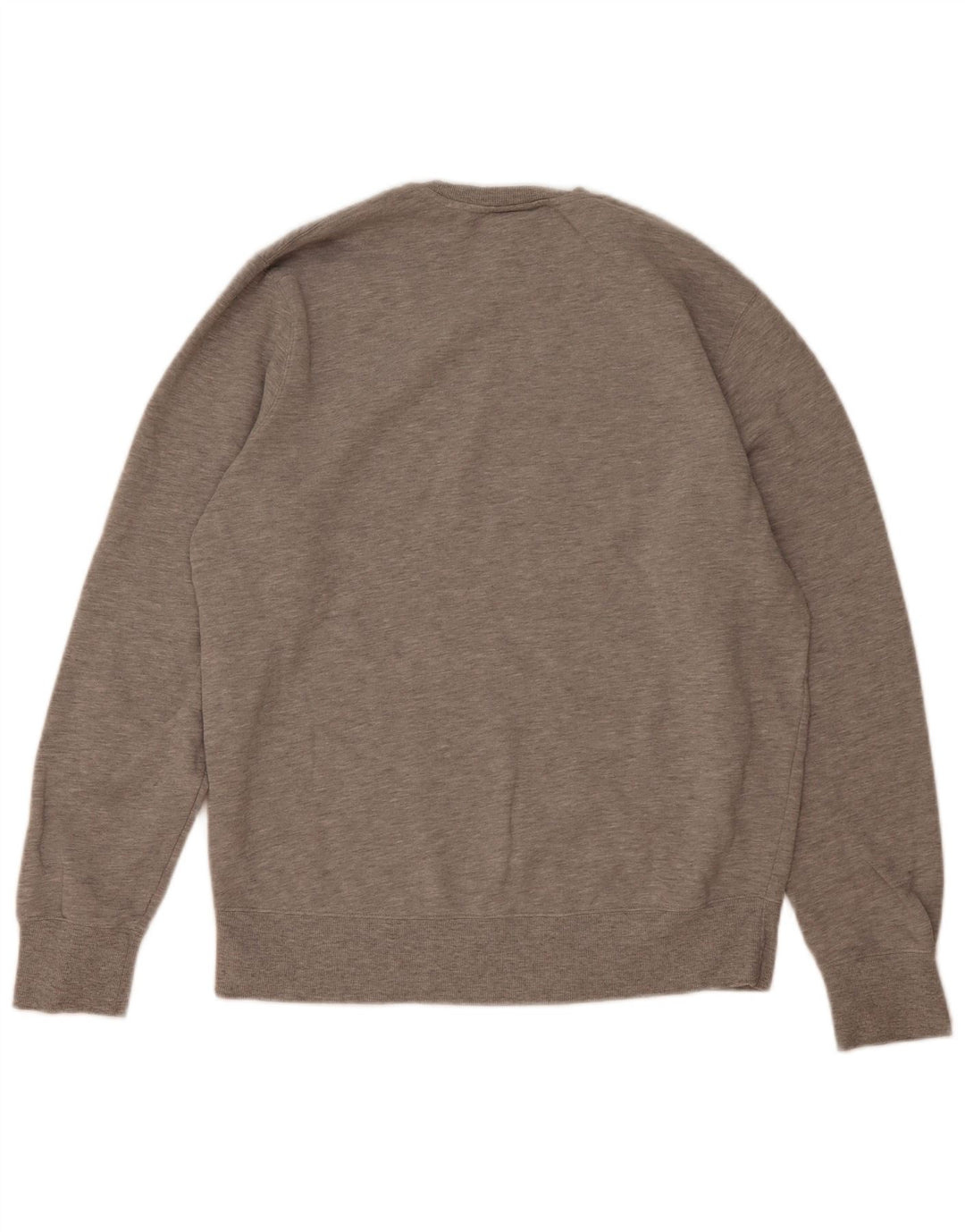New Balance Herren-Sweatshirt-Pullover, große grau gefleckte Baumwolle