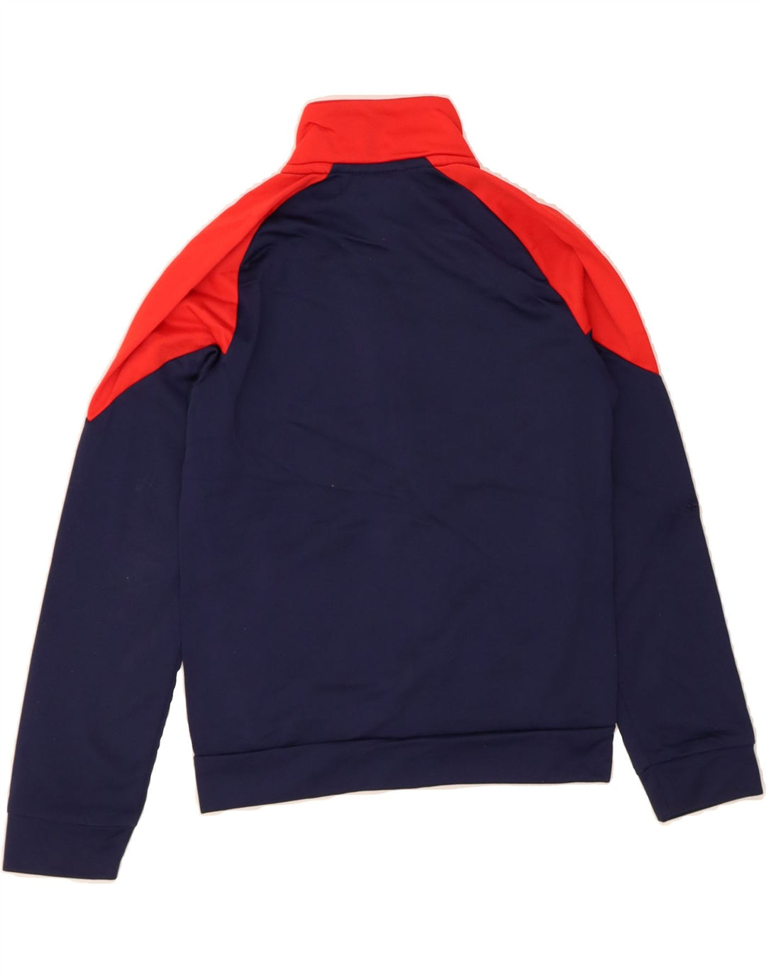 PUMA Boys Tracksuit Top Jacket 9-10 Years Medium Navy Blue Colourblock Vintage Puma and Second-Hand Puma from Messina Hembry 