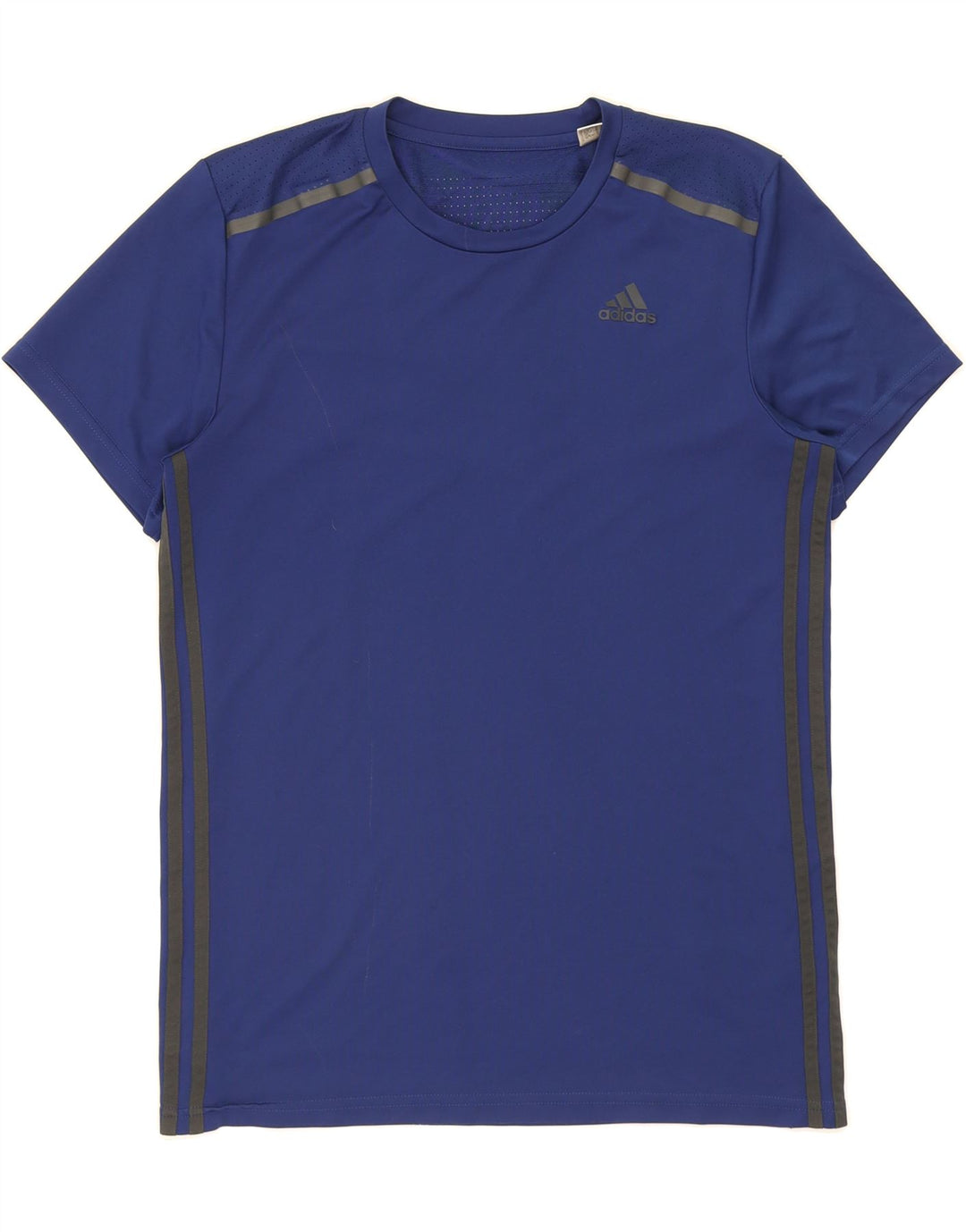ADIDAS Mens Climacool T-Shirt Top Small Navy Blue Polyester Vintage Adidas and Second-Hand Adidas from Messina Hembry 