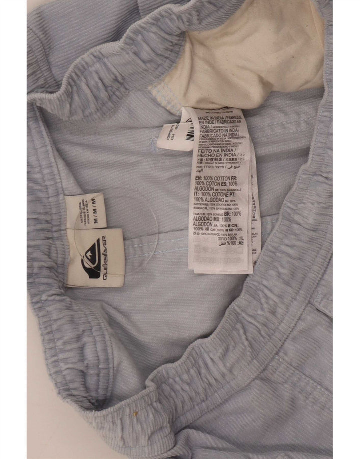 Quiksilver Herren-Cord-Shorts, Größe M, W32, Blau, Baumwolle
