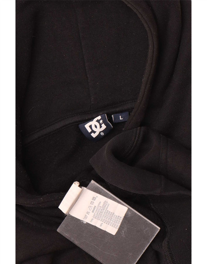 DC Herren-Kapuzenpullover mit Grafik, groß, aus schwarzer Baumwolle