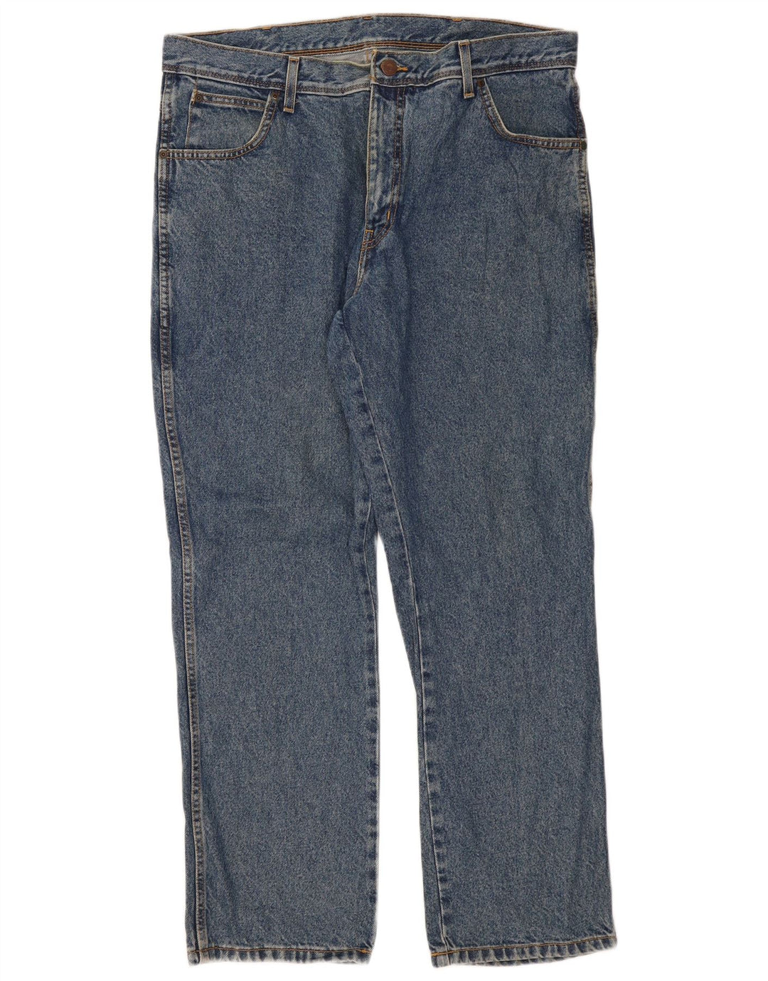 Wrangler Herren-Jeans mit normaler Passform, gerade Passform, W38, L30, Blau, Baumwolle