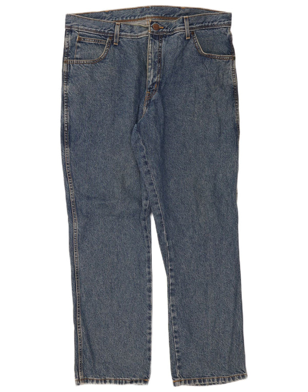 Wrangler Herren-Jeans mit normaler Passform, gerade Passform, W38, L30, Blau, Baumwolle