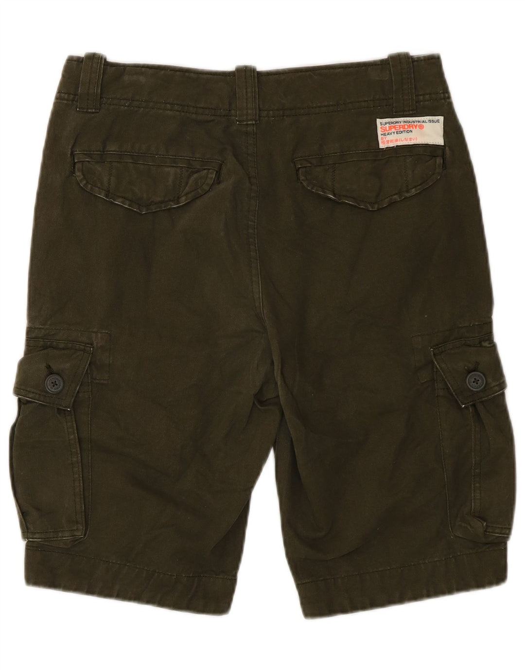 Superdry Herren Cargo-Shorts, Größe S, Größe 29, Khaki, Baumwolle