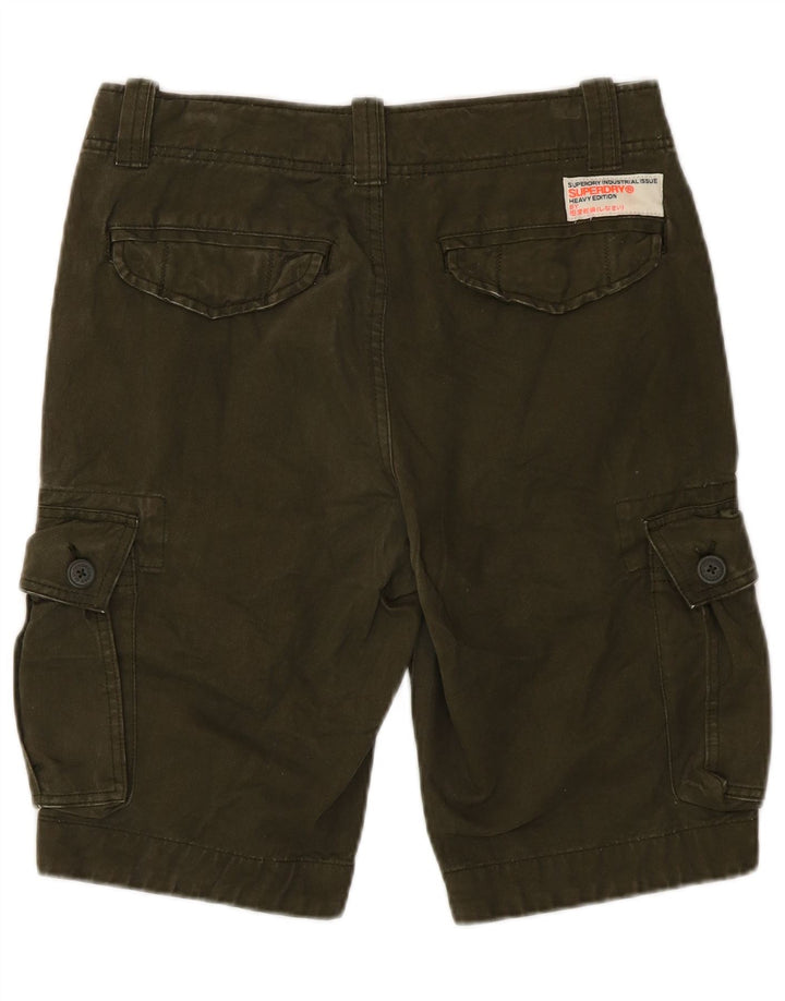 Superdry Herren Cargo-Shorts, Größe S, Größe 29, Khaki, Baumwolle