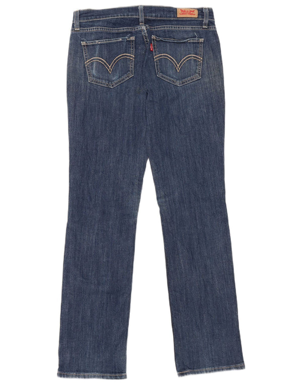 Levi's Damen 524 Straight Jeans W29 L32 Blaue Baumwolle