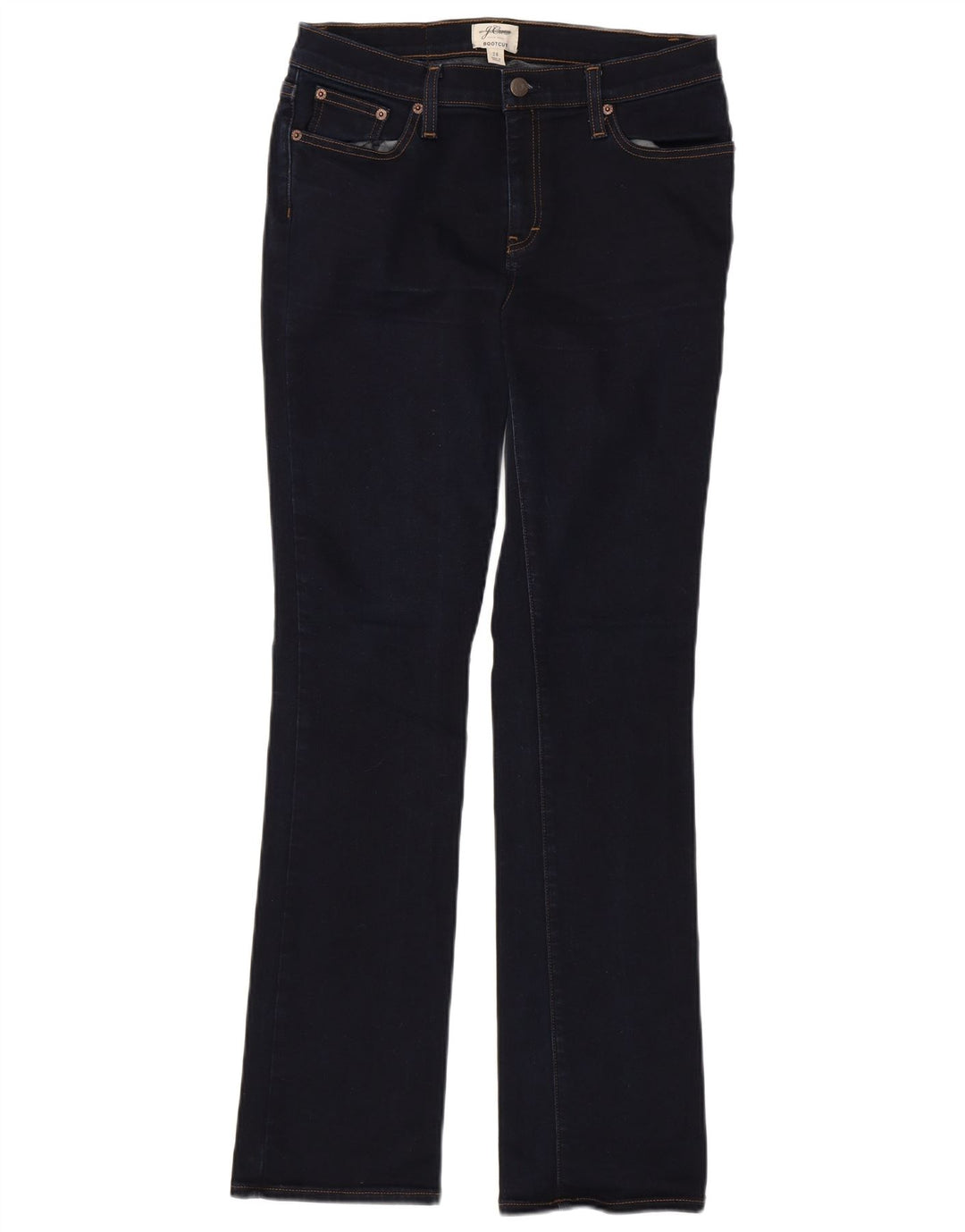 J. Crew Bootcut-Jeans für Damen, W28, L32, marineblaue Baumwolle