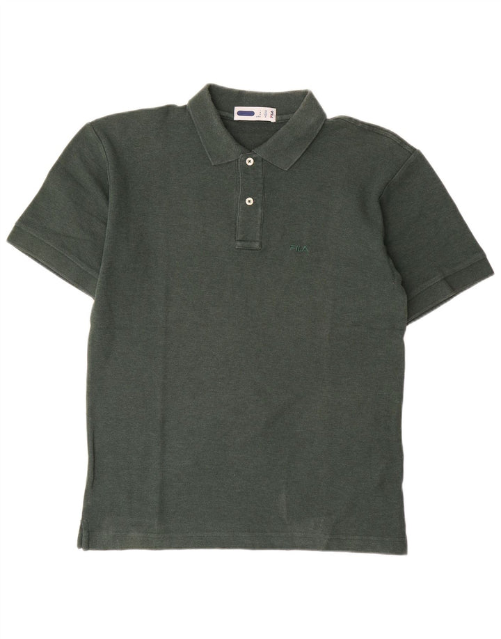Fila Herren Poloshirt Kleine grüne Baumwolle