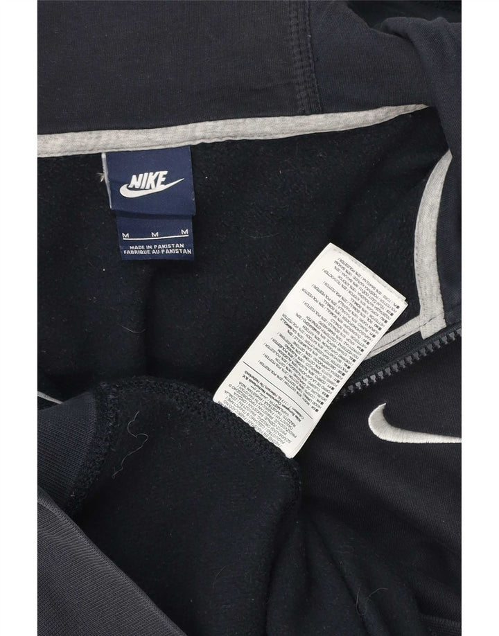 Nike Herren-Kapuzenpullover mit Reißverschluss, mittelmarineblaue Baumwolle