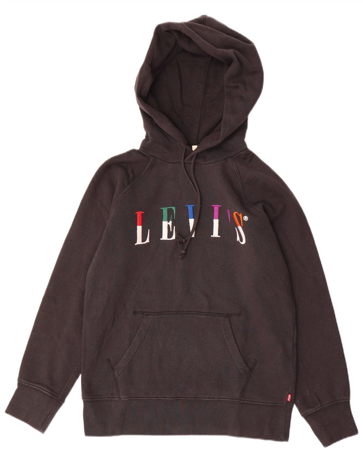 Levi's Herren-Kapuzenpullover mit normaler Passform, 2XS, schwarze Baumwolle