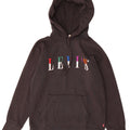 Levi's Herren-Kapuzenpullover mit normaler Passform, 2XS, schwarze Baumwolle