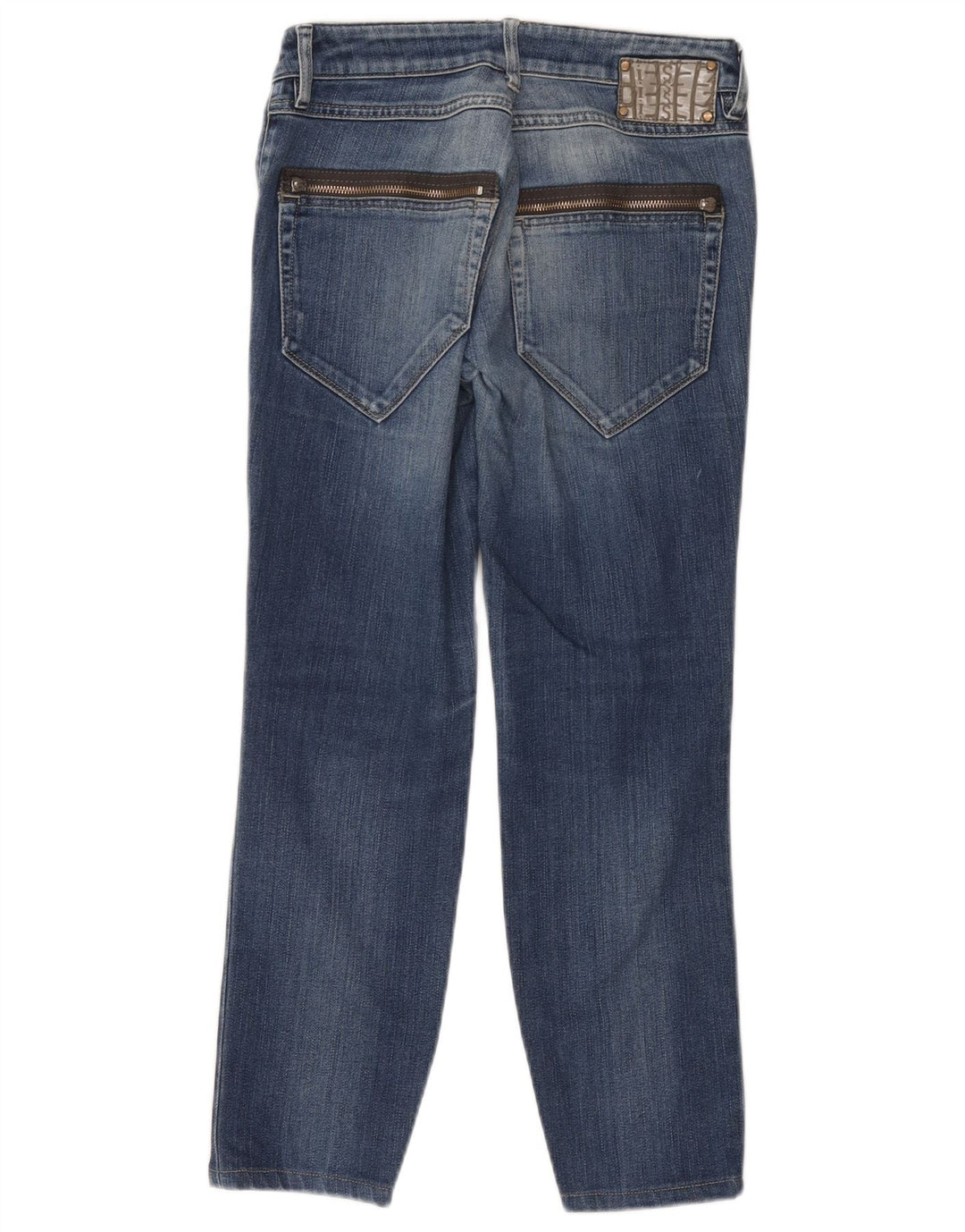 Diesel Damen Clush Skinny Cropped Jeans W30 L27 Blaue Baumwolle