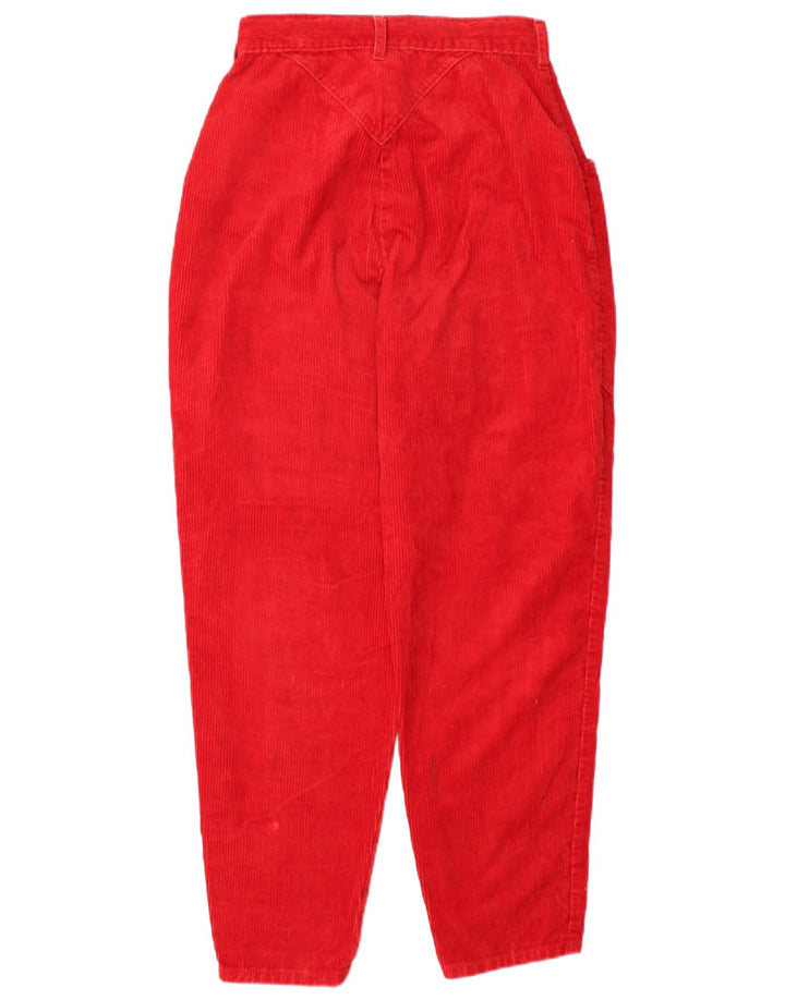 ST. BERNARD Damen Cordhose mit hoher Taille, UK 12, M, W24, L27, Rot