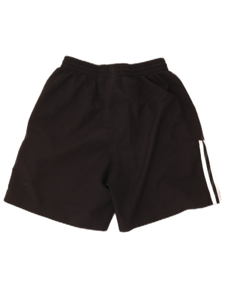 Adidas Damen Sportshorts UK 12 Mittelschwarzes Colourblock-Polyester