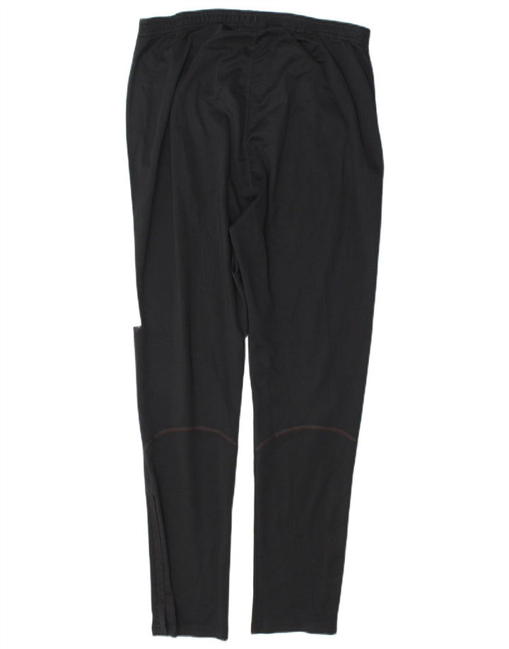 Nike Herren Dri Fit Trainingshose Mittelschwarzes Colourblock-Polyester