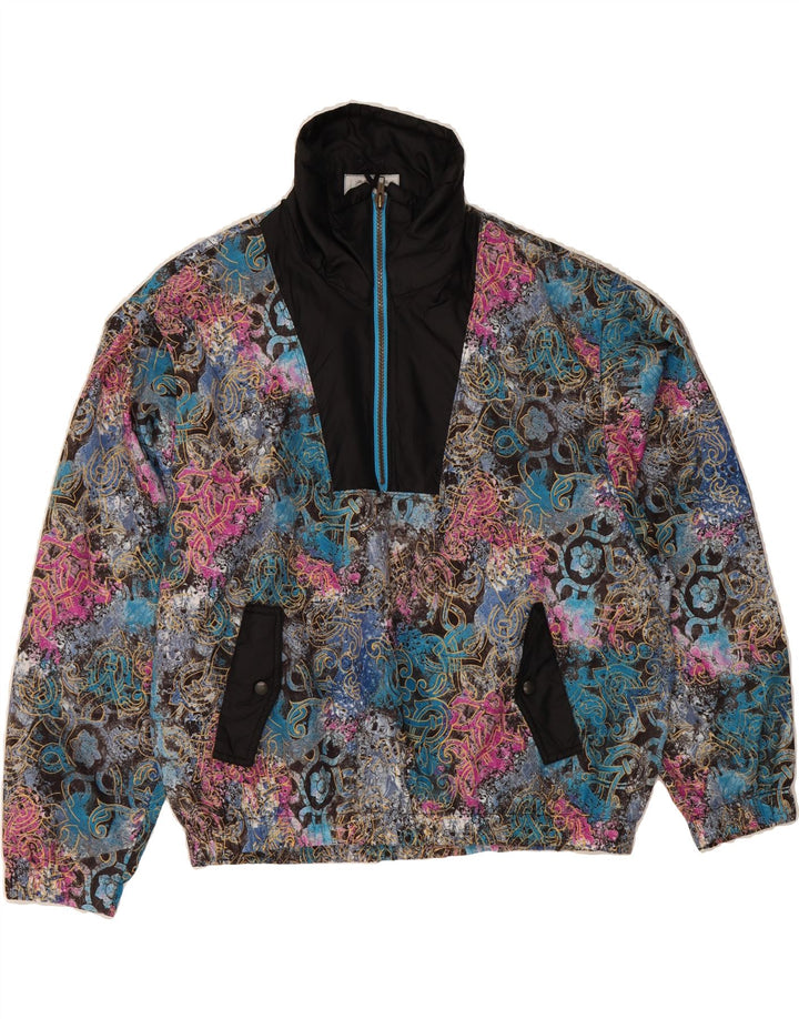 VINTAGE Womens Anorak Jacket UK18 XL Multicoloured Floral Vintage Vintage and Second-Hand Vintage from Messina Hembry 