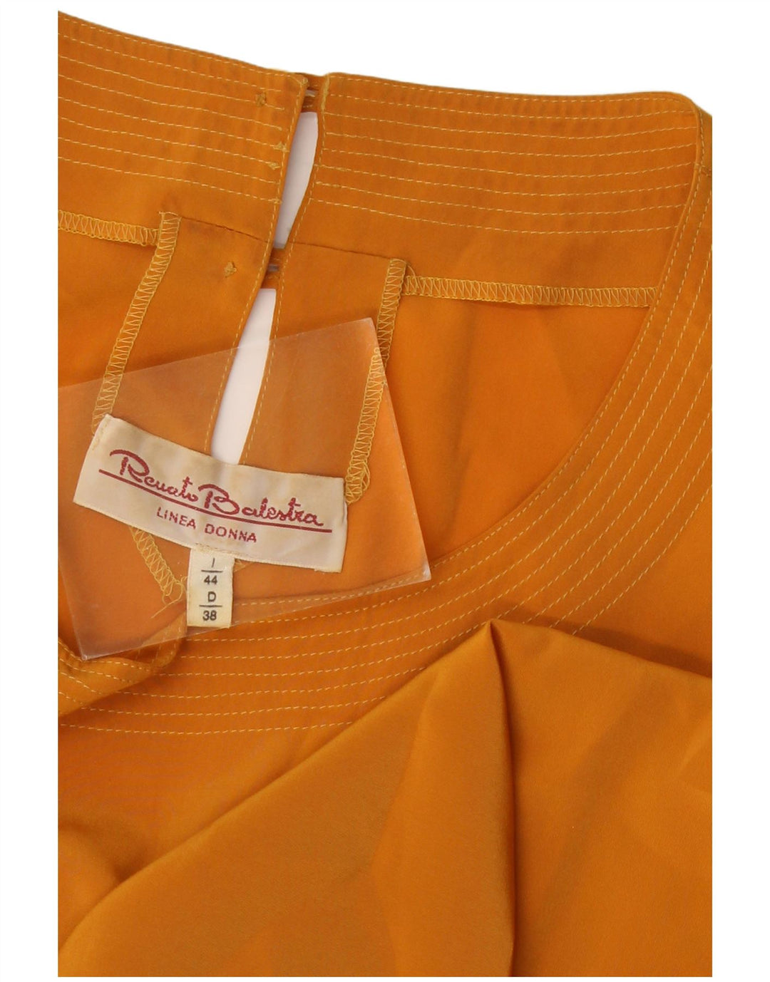 RENATO BALESTRA Damen Blusentop IT 44 Mittelorange