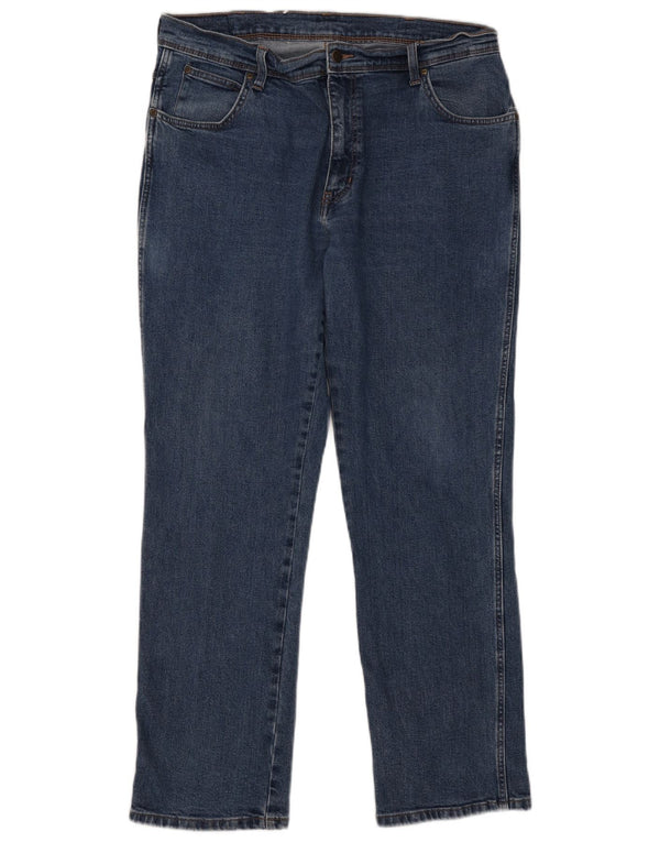 Wrangler Herren-Jeans mit normaler Passform, gerade Passform, W38, L32, Blau, Baumwolle