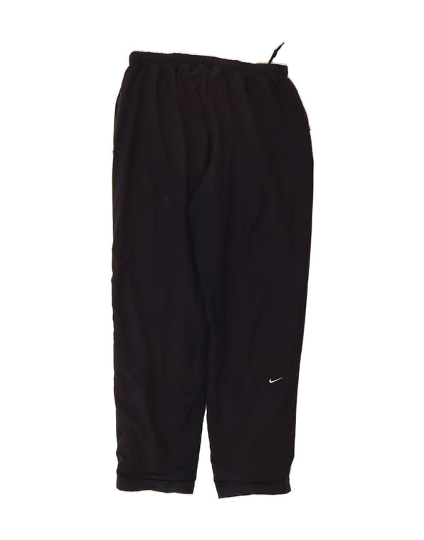 NIKE Mens Tracksuit Trousers Large  Navy Blue Polyester
