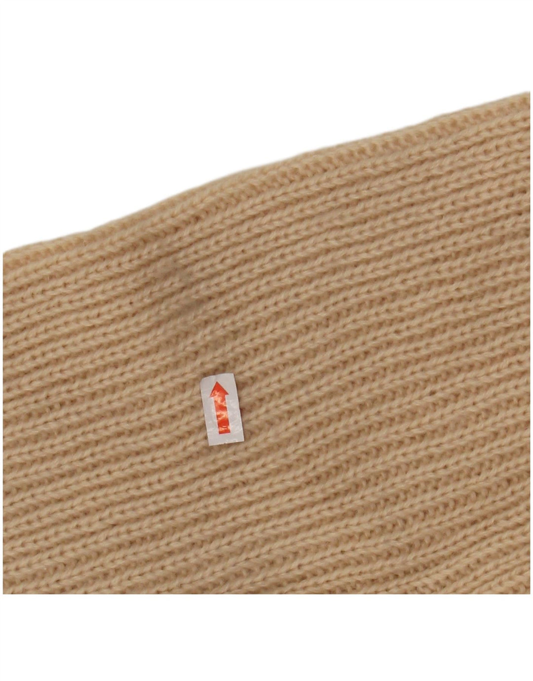 VINTAGE Rollkragenpullover für Damen, Gr. 12, Mittelbeige, gestreift, Acryl