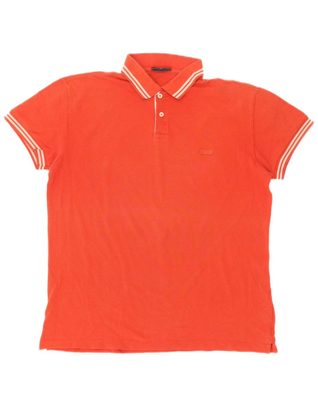 Marc O'Polo Herren Poloshirt XL Orange Baumwolle