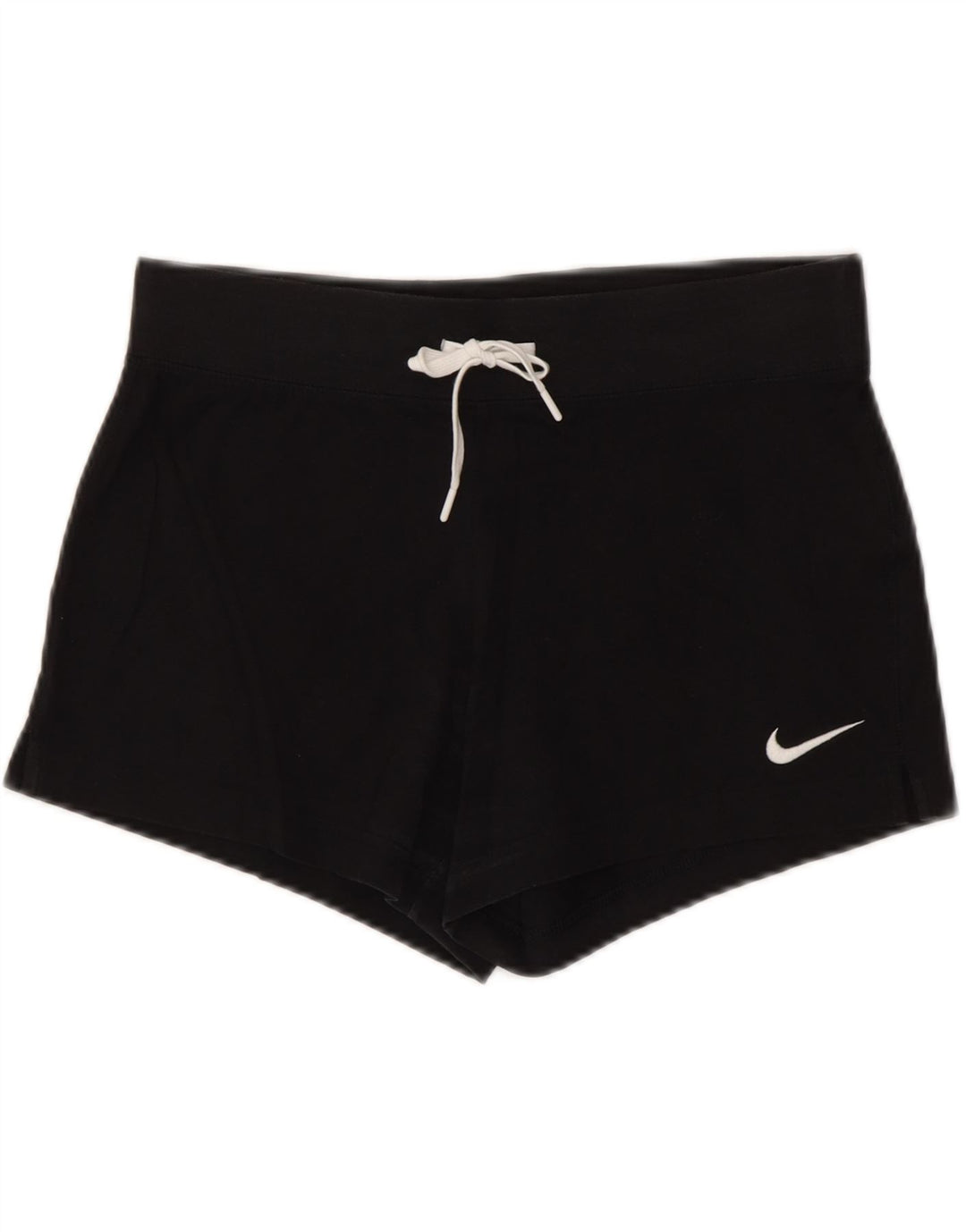 NIKE Damen Sportshorts UK 10 Small Schwarz Baumwolle