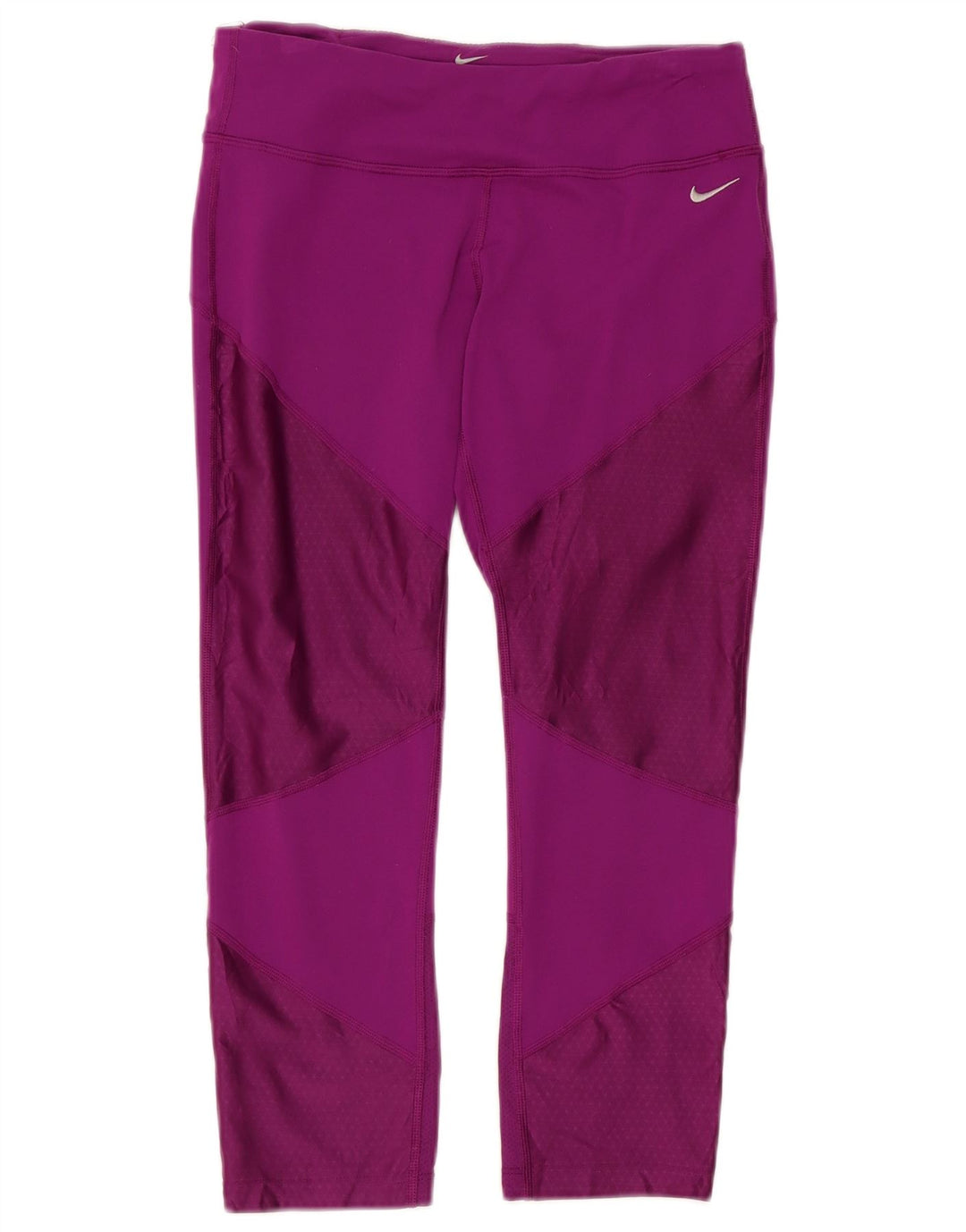Nike Damen Capri-Leggings UK 12 Mittellila Colourblock-Nylon